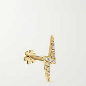 Maria Tash lightning bolt stud